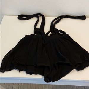 Planet Blue Flowy Shorts overalls